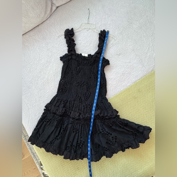 Waimari Alfresco Ruffle Minidress black cotton size XL - Picture 9 of 16